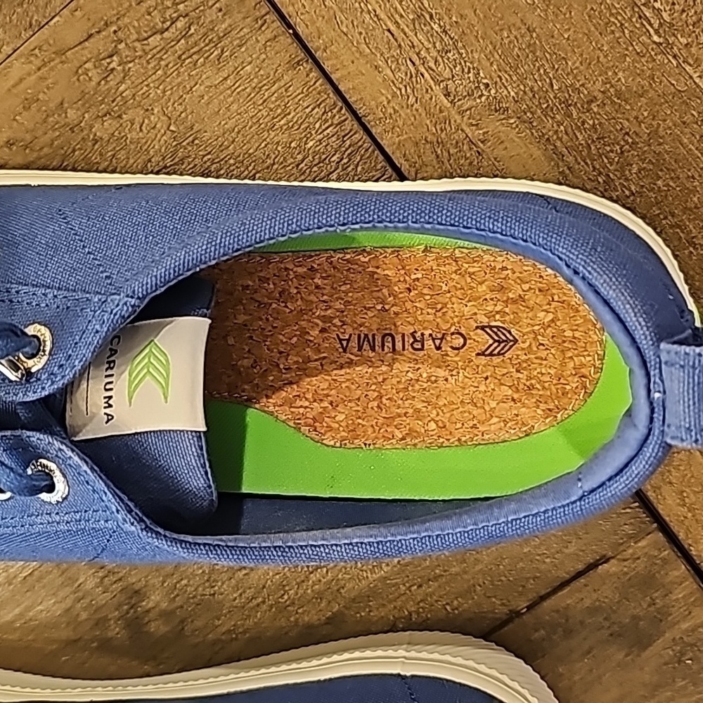 Cariuma OCA Low Shadow Blue Cancas Sneaker - Picture 5 of 11